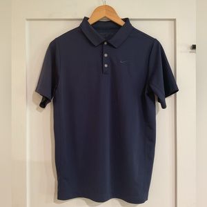 Nike Youth Golf Dri-Fit Blue Polo - XL